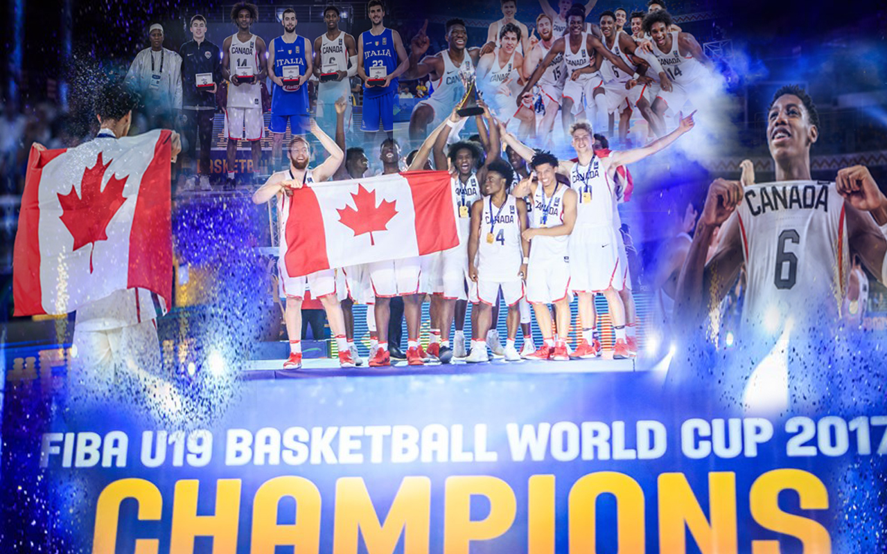 Canadian U19 Men Win FIBA Basketball World Cup 2017