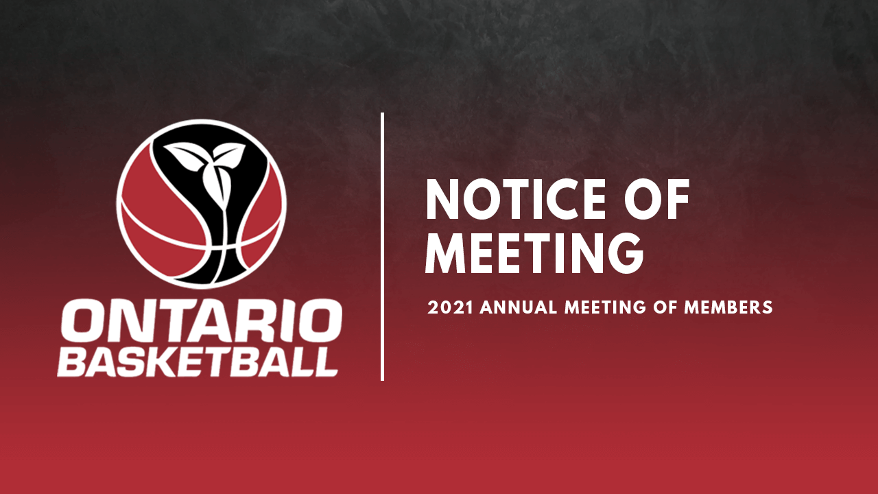 2021 Annual Meeting of Members - Notice of Meeting